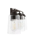 Hampton Bay
Evangeline 23 in. 3-Light Modern Bronze Farmhouse Bathroom Vanity Light with Clear Seeded Glass Shades